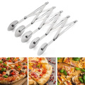 Dough Cutter Stainless Steel Bakeware Pastry Tools Dough Divider 7 Wheels Flexible Roller Rounder Blade Pizza Dough Cutter